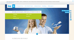 Desktop Screenshot of knauf-jobsundkarriere.de
