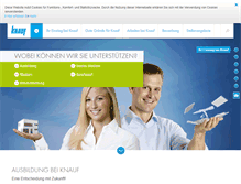 Tablet Screenshot of knauf-jobsundkarriere.de